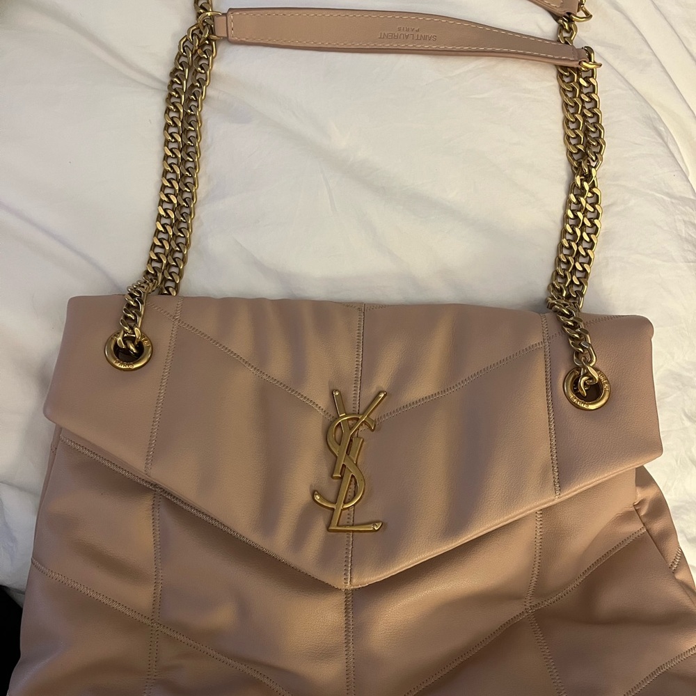 YSL leather bag. Yves Saint Laurent handbag never worn